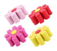 4pcs Cute EVA Daisy Flower Antenna Topper for Car Decoration | Quick Identification, Versatile Placement on Dashboard, Vibrant Floral Design, Charming Detail for Women