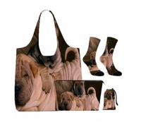 4Pcs Cute Shar Pei Gifts for Women Girls Pei Lover