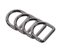 4pcs D Shaped Spring Snap Clip Buckle for DIY Accessories