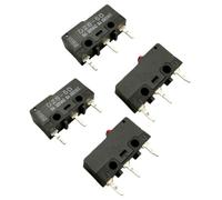 4Pcs D2S-5D Action Small Switcher 3 Terminal SPDT Force for Ice Machine Vending Machine Small Appliance Electronic Equipment Break Action Change