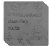 4pcs Damp Clean Duster Towel Reusable Streakless Cleaning Cloths Soft Sponge Cleaning Cloths Thick Damp Dusting Cloth Water Absorbent Damp Cleaning Duster for Window Tiles Blinds 23×23×0.4cm