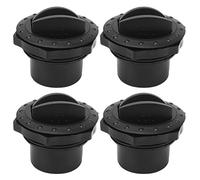 4PCS Dashboard Air Conditioning Deflector, 60mm Hole Side Roof Vent Outlet, Vent Exhaust Grille for RV, Yachts