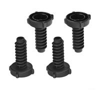 4pcs DC61-01722B Washing Machine Leveling Legs for Samsung Washer AP5578287 PS4206427 Adjustable Feet Replacement Parts Black METALs Anti-Wobble
