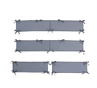 4pcs de Forro de Malla Transpirable Anti-colisión Almohadillas- Protectores de Borde amortiguados Suaves para la Parte Superior del colchón (A14)