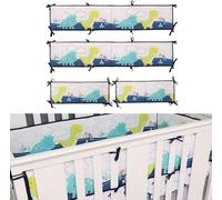 4pcs de Forro de Malla Transpirable Anti-colisión Almohadillas- Protectores de Borde amortiguados Suaves para la Parte Superior del colchón (A5)