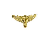 4pcs Decorative Antique Brass Furniture Leg with Screw, Vintage Jewelry Chest Box Wood Case Feet Leg Corner Protector(gold)