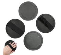 4pcs Deep Exfoliating Body Scrubber and Back Scrubber Set Rubber Dead Skin Remover for Body Coarse and Fine Texture Exfoliating Tool