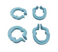 4PCS Dental Resin Clamping Ring Separator Ring Sectional Contoured Metal Matrices Holder Matrix Clips Autoclavable