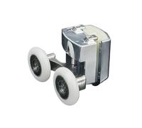 4pcs diameter 23mm,25mm Pop Up Pulley Wheels Brass Zinc Alloy Bearing Hardware Sliding Door Roller Shower Room Cabin Accessories(23 upper part big)