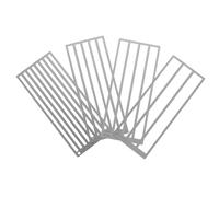 4pcs Diamond Art Ruler Stainless Steel 5d Grid Alignment Tool | Nano Coated, Smooth Surface Treatment, Easy Cleaning, Travel or Home Use, Straight Line Drill Placement