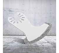 Diamond Multi Tool Blades - 4PCS Diamond Carbide Saw Cutting Blades Sickle Shape Cutting Accessories Universal Marble Cutting Blades to Remove Grit Grout Brick Stone Sinking Ducts in Plaster Pumice