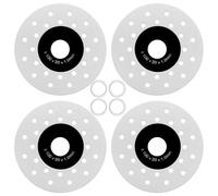 4Pcs Diamond Chamfered Saw Blades for Cutting and Grinding Tile Marble, 1mm Thin Cutting Disc for Angle Grinder Rock Slab Flat Piece for Ceramic Wine Bottles