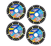 4PCS Diamond Multi-Purpose Saw Blades,115mm/4.5"Angle Grinder Cutting Discs,Ultra Thin Wheel Disc for Tiles,Concrete,Steel & PVC Pipes