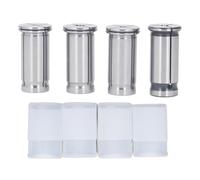 4PCS Die Grinder Collet Set, C25 Series Grinding Machine Straight Shank Clamping Collet, 4 Jaw Construction with 4mm 5mm 6mm 8mm Sizes, Excellent High Carbon