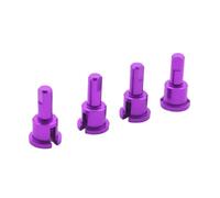 4Pcs Differential Cup Compatible With A949 A959 A969 A979 K929 RC Car Models Universal Fit Replacement Parts(PURPLE)