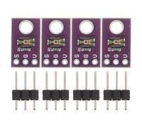 4pcs Digital Ambient Light Sensing Module Temt6000 | Anti Interference, Stable Illumination Detection, Easy Installation, Purple Plastic Board, Electronic Sensor Board