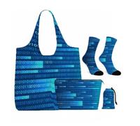 4Pcs Digital Binary Code3 Gifts for Women Girls Code Lover