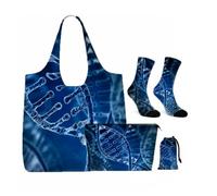 4Pcs Digital DNA Helix Gifts for Women Girls Helix Lover