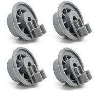 4PCS Dishwasher Lower Rack Wheel Replacement Parts,Wheel for Upper and Lower Basket, Robust Dishwasher Basket Wheel & Cutlery Basket Rollers for Bosch Siemens Neff Beko