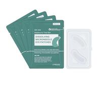 4pcs Dissolving Microneedle Eye Patches, Nano Microneedle Patches with Peptides & Hyaluronic Acid, Anti-Wrinkle Patches for Dark Circles & Puffy Eyes