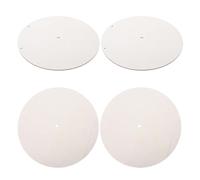 4pcs DIY Wood Clock Face Blank Round Hanging Decor for Adults | Unfinished Natural Grain, Smooth Surface, Easy Install, for Paints Decals, Bedroom Craft Projects