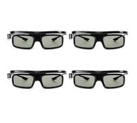 4Pcs Dlp-Link Active Shutter 3D Glass Gl1800 Rechargeable Eyewear compatible with 3D Projector R20 R19 R15 P12 R