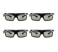 4Pcs Dlp-Link Active Shutter 3D Glass Gl1800 Rechargeable Eyewear for 3D Projector R20 R19 R15 P12 R