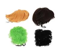 4pcs Dog and Cat Cosplay Wig for Party Themed Photoshoots 16cm | Built in Elastic Band, Integrated Structure, Trimmable Styling, for Dogs and Cats in Role Play