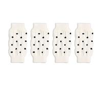 4Pcs Dog Elbow Protector Cute Polka Dot Comfortable High Stretch Dirt Resistant Pet Elbow Protective Sleeve for Dogs (XL)