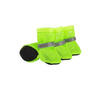 4PCS Dog Shoes Outdoor Foot Protectors AntiSlip Pet Hot Weather Running Reflective Small Mesh Outdoor Walking Paw Protectors