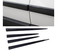 4Pcs Door Protection Strip for Ford Focus 1998-2026, Molding - Dent Prevent Car Side Protector Car Door Edge Protector Body Side Trim,Carbon Fiber Pattern