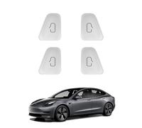 4PCS Door Switch Button Trim Cover Replacement for Tesla Model 3 2017-2023 Model Y 2020-2024 Car Decoration Interior Model Y Model 3 Accessories Anti Scratch Door Power Open Switch Trim Cover