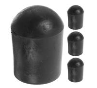 4pcs Double Bass Endpin Upright Bass Cap Rubber Tip for Rehearsals | Black Rubber, Anti Slip Support, Easy Replacement, Concert Use, Helps Prevent Tilt and Vibration Damage