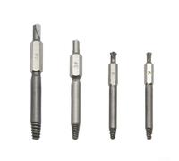 4pcs Double Headed Broken Head Screw Extractor Tools Sliding Tooth Removal For Extracting Stripped Screws From Different Materials
