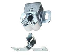 4pcs Double Roller Catches Cupboard Cabinet Door Latch Hardware Chrome