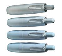 4Pcs Double-Side Retractable Adhesive Tape Runner for Card Making 20M Total Adhesive Dot Roller