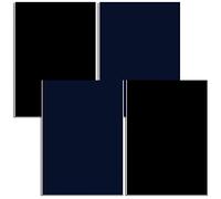 4Pcs Down Jacket Repair Patch,Nylon Repair Patches,Iron on Patches Self-Adhesive,Nylon Self Adhesive Waterproof Patches,for Pants Clothes Tent,14.5 x 20 cm(Black&Dark Blue)