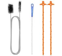 4PCS Drain Unblocker Sink Unblocker Multifunctional Plumbing Tools Toilet Unblocker for Bathroom Toilet Kitchen Plug Hole Reusable Drain Rods