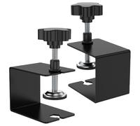 4Pcs Drawer Front Installation Clamps Steel Fixing Clips Fast Jig Cabinet Tool Right Angle for Home(Silver)