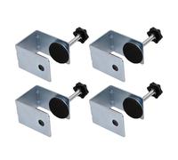 4Pcs Drawer Installation Clamps Adjustable Stainless Steel Jig for Quick Cabinet Front Mounting in Woodworking and Furniture
