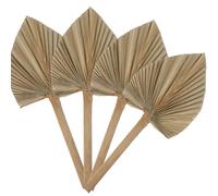 4pcs Dried Palm Leaf Decor Wedding Decorations for Boho Rustic Styling | Handheld Dried Palm Leaf, Easy to Decorate Wreath Frames and Table Vignettes, for Florists and Planners