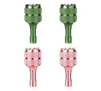 4pcs Drone Control Sticks for DJI Mini 3 Pro DJI RC Smart Controller, Drone Remote Joysticks Detachable Thumb Rocker Replacement Drone Controller Sticks (Pink Green)