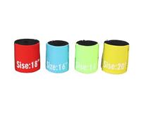 4Pcs Drum Cymbal Mute Circle Ring, Drum Cymbal Mute Pads, Polyester Fiber Practice Silencer Dampener for 14 16 18 20 Inch Cymbals, Noise Reduction Up to 85% for Home Practice