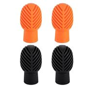 4Pcs Drum Dampener Silicone Drumstick Mute Practice Tip Drum Practice Tip For Protect Drums And Drumsticks Head