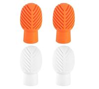 4Pcs Drum Dampener Silicone Drumstick Mute Practice Tip Drum Practice Tip For Protect Drums And Drumsticks Head