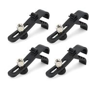 4Pcs Drum Microphone Clips, Adjustable Microphone Drum Mount, Shockproof Holder for Drum and Instrument Microphones, Essential Accessory for Music Lovers, Musical Instrument Supplies