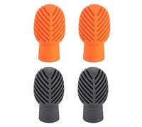4Pcs Drum Mute Silicone Drumstick Tip Drumstick Dampeners Percussion Accessory for Silencing Drumming Practice Musical Instrument Accessories