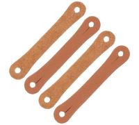4pcs Drumstick Control Clip for Practice Pad and Drumsticks | PU Leather, Thumb Position Guide, Brown Finish, Home Practice Aid for Drummers and Instructors Random Color