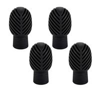 4Pcs Drumstick Mute Tip Drum Dampener Silicone Drumstick Practice Mute Pad Replacement Percussion Enduring Percussion Drum Dampener Accessory