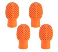 4Pcs Drumstick Mute Tip Drum Dampener Silicone Drumstick Practice Mute Pad Replacement Percussion Enduring Percussion Drum Dampener Accessory